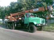 Аренда автокрана 25 т,  услуги автокрана КТА-25,  КС-55712,  аренда авток