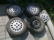 диски с резиной зимние 4х100 R14 с шипами