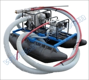 Мини земснаряд (США) очистка водоема, дноуглубление каналов, доков, причалов, пристаней