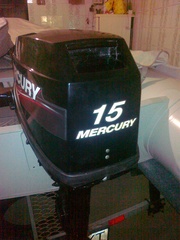 Продается подвесной двухтактный  мотор MERCURY 15M. 
