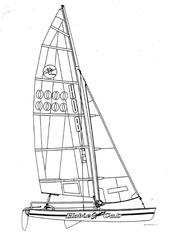 Парусный катамаран Hobie Cat - 17 turbo