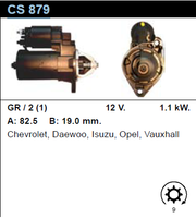 CS 879 – Chevrolet,  Isuzu,  Opel 