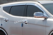 Ветровики (дефлектора окон),  дефлектор капота (мухобойка) для Hyundai, 