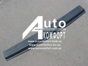 Задний порог на автомобиль Volkswagen Caddy(пластик) / ляда,  распашонк