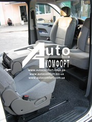 Сидения автомобильные,  пара,  Renault Espace IV на поворотных механизма