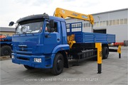 Кран манипулятор SOOSAN SCS-876L на базе КАМАЗ 65117