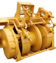 Лебедка трубоукладчика ТО-1224Г,  тебедка тяговая двухбарабанная. 