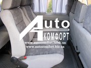 Перетяжка автосидений тканью 