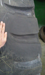 Ремонт грузовых шин. Восстановление грунтозацепа на новой/бу шине.