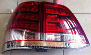 Задние диодные фонари на Toyota Land Cruiser 200 (Стиль Lexus LX570)